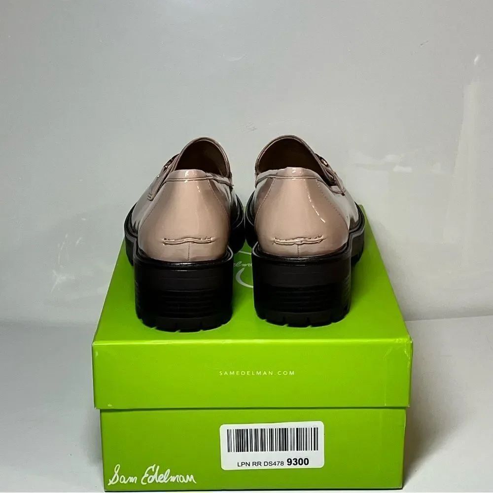 Sam Edelman Tully Chunky Lug Sole Almond Toe Loafers - Picture 6 of 7